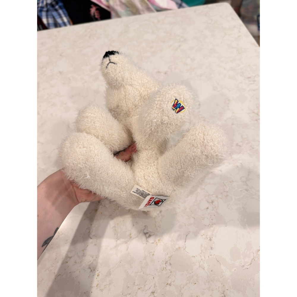 Ganz Webkinz Polar Bear White Plush Collectible Stuffed Animal Toy HM155 No Code - Picture 2 of 5